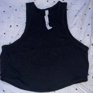 Lululemon Athletica Black Hold Tight Cropped Tank